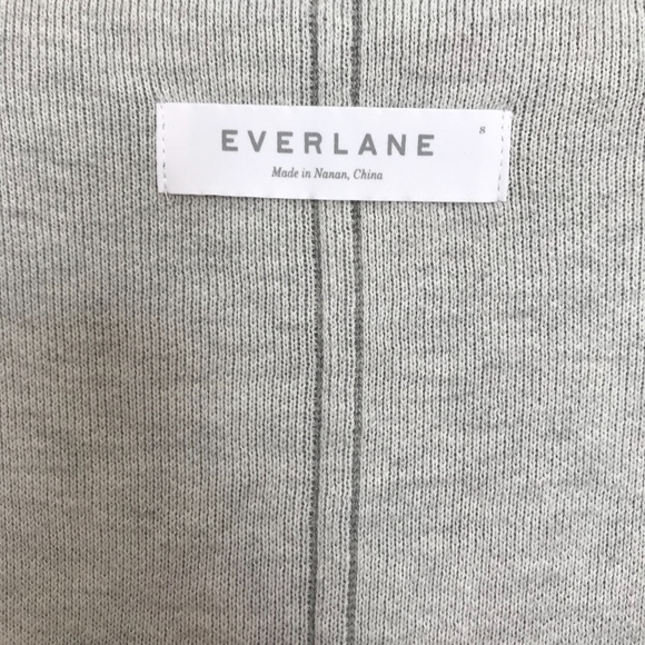 Sz S Everlane grey cotton funnel neck sweater - Picture 2 of 8
